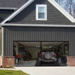 Mesh Cloth Garage Screen Door Mosquito Netting Anti Bug Fly 2x4m for 2-Car Garages Hands-Free Door Curtain Summer Supplies 3