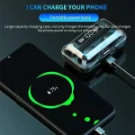 New Bluetooth Headphones 9D Stereo High Bass Sport Earphones Handfree Touch Control Tws Wireless Earbuds Waterproof Headset 3