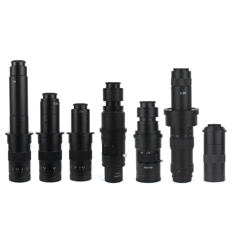 100X 130X 180X 200X 300X 360X Adjustable Magnification C Mount Zoom Lens For HDMI VGA USB Industrial Video Microscope Camera 100X 130X 180X 200X 300X 360X Adjustable Magnification C Mount Zoom Lens For HDMI VGA USB Industrial Video Microscope Camera