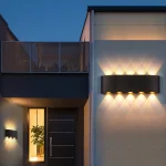 Up and Down LED Wall Lamp Waterproof Interior Wall Light For Bedroom Living Room Corridor Indoor Outdoor Lighting 4