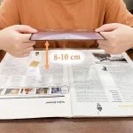 Full Page Large Sheet Magnifier Magnifying Glass Reading Aid Glass Page Magnifying Lens Reading Magnifier 180x120mm 4