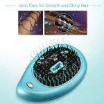 Hot Selling Battery Negative Ion Massage Comb Portable Negative Ion Massage Scalp Hair Brush To Relax The Scalp 6