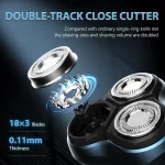 Sejoy Electric Razor for Men Rechargeable Electric Razor Shaving Machines  Mens Electric Shavers, 2