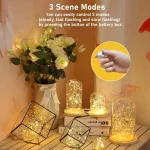 1/5/10pcs Fairy Lights String Button Battery Light Home Decor Living Bedroom Garden Christmas Wedding New Year Ornament Garland 2