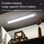 Motion Sensor Lamp Night Light Wireless LED USB Type C Rechargeable Lamp for Kitchen Cabinet Bedroom Wardrobe Staircase Lighting 4