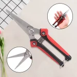 1PC Pruning Shear Branch Scissors Stainless Steel Non-Slip Handle Sharp Pruning for Household Garden Fruit Tree Trimming Tools 2