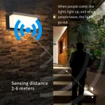 LED Outdoor Wall Light Waterproof outdoor led light Radar Motion Sensor outdoor lamp for Balcony garden lights outdoor lighting 3