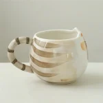 1pc cute ceramic cup, cat shaped mug, 380ml/13oz milk, coffee, and water cups 3