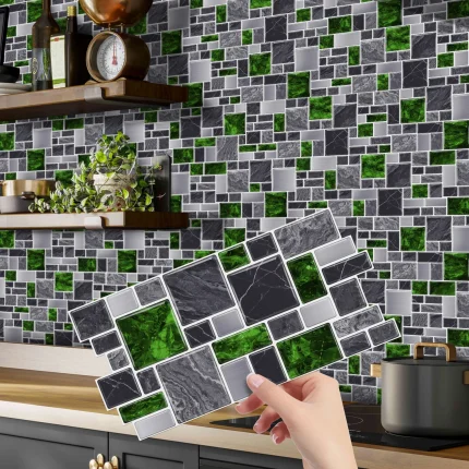 Easy Install Marble Wall Panels Peel and Stick 3D Brick Wallpaper Self Adhesive Waterproof Sticker for Home Renovation