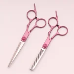 Hair Cutting Scissors 6" Japan Stainless Steel Hairdressing Scissors Thinning Shears Hair Scissors Set Styling Tool C1000 6