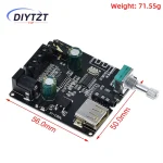 2*50W Bluetooth 5.0 Power Amplifier Class D Audio 10W~100W HiFi Stereo Wireless Music Player Mini USB Sound Card App Digital AMP 5