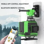 tripod/nivel a laser 16 Lines Laser profesional Level green line Self-leveling 360 autonivelant 4