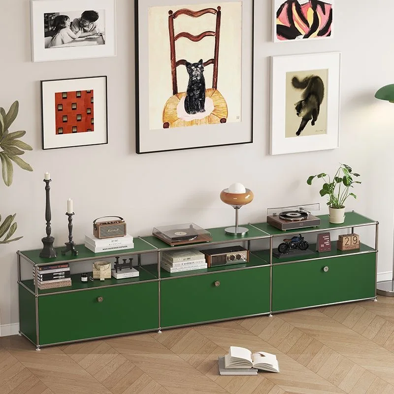 Modern Living Room Cabinet Modular Sideboard Storage Cabinets Combination TV Stand for Customizable Steel Frame Wood Furniture Modern Living Room Cabinet Modular Sideboard Storage Cabinets Combination TV Stand for Customizable Steel Frame Wood Furniture