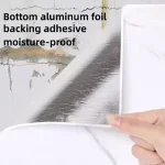 Waterproof and antifouling wall sticker self-adhesive wallpaper 1 roll thick foam marble wallpaper for bedroom and living room 4