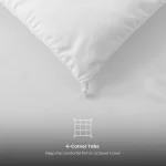 Lux Decor Down Alternative Comforter – 1 Piece Fluffy Duvet Insert with Box Stitch Design – Soft and Cozy Bedding, 102" x 90" 2