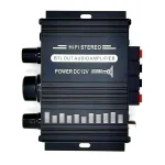 AK-270 HIFI Amplifier Channel 2.0 Stereo Audio Sound Amp Bass Trebl for Home Theater Sound System 6