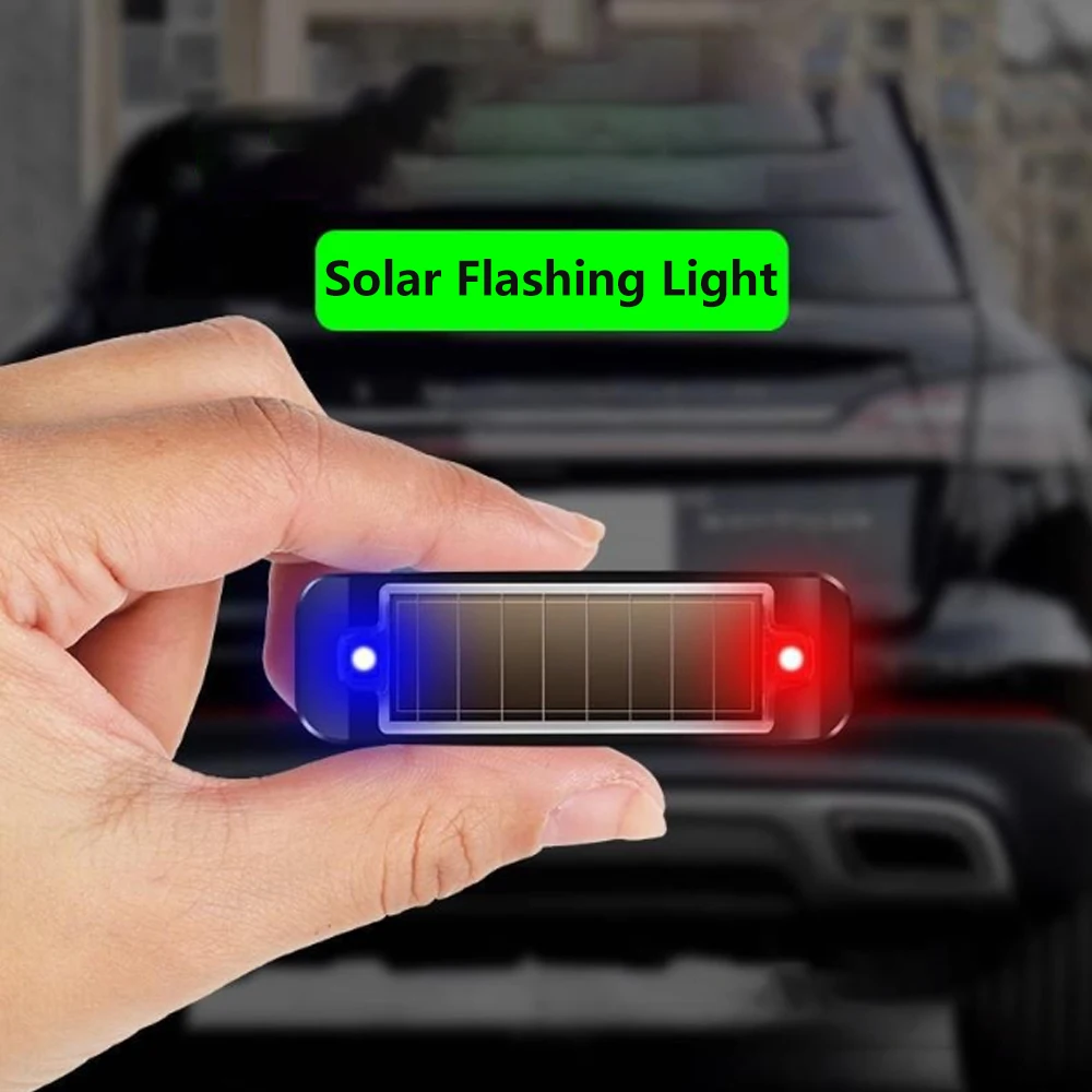 Mini LED Solar Power Car Warning Light Night Security Simulated Alarm Wireless Anti-Theft Caution Lamp Flashing Dummy Alarm Lamp Mini LED Solar Power Car Warning Light Night Security Simulated Alarm Wireless Anti-Theft Caution Lamp Flashing Dummy Alarm Lamp