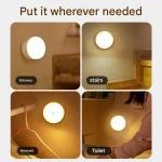 New dormitory night light bedside light learning desk lamp eye protection charging energy-saving button magnetic student light w 3