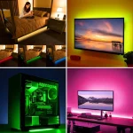 5M Led Light with USB Plug 24 Keys 5050 Multicolor RGB TV Background Light Bar Game Room Family Party Decoration Night Light 5