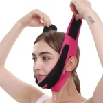 YS00135--Elastic face slim bandage v line facial shape woman chin belt facial care beauty tool 3
