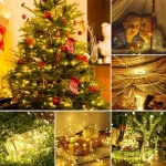 USB Led Fairy Lights Copper Wire String 20M 200LED Holiday Outdoor Lamp Garland For Christmas Tree Wedding Party Decoration 5