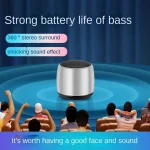 M1 Portable Bluetooth Haut-Parleur Musique Stéréo Surround Mini USB Extérieur Subwoofer Haut-Parleur Lecteur Audio Haut-Parleur 4