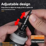 New Ratchet Screwdriver Set Dual-Purpose Short Shaped Radish Head Screwdriver High Hardness Labor-Saving Screwdriver DIY Tools 5