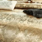 Luxury Satin Jacquard Single Double Duvet Cover Set High End European Wedding King Size Bedding Set Queen Size Quilt Cover Set 4