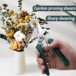 Sharp Garden Tools Secateurs Bonsai Shears Metal Gardening Scissors Pruning Tool Fruit Picking Weed Household Potted Hand Cutter 4