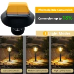 Solar Pathway Lights LED Outdoor Landscape Path Lamp IP65 Waterproof Solar Garden Lights For Yard Garden Walkway Patio Driveway 3