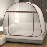 Simple Yurt Mosquito Net Portable Camping Tent Single Double Bed Canopy For Adult Foldable Bunk Mesh Net Breathable Mosquito Net 5