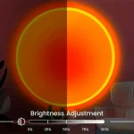 Sunset Light Projection Light With Remote Control 16-Color Night Light RGB Color Changing LED Light Bedroom photography prop 4
