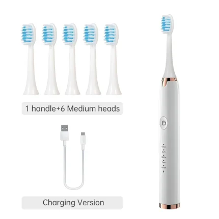 Tongwode Oral Cleaning Electric Tooth Brushes Long Lasting Smart Wireless Rechargeable Automatic Ultrasonic Electric Toothbrush