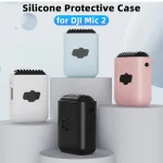 1PCS Silicone Wireless Microphone Dust Cover Protective Cover Accessories For DJI Mic2 Sports Camera Transmitter Anti Drop 2