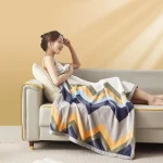 Extra Soft Flannel Blanket Thickened Nap Air Conditioning Blanket 5