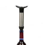 Wine Stopper With Vacuum Pump Bar Accessories Air lock Aerator Rubber Black Bottle Stopper Keep Wine Fresh Saver Sealing 4