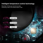 TINSOL New High-speed negative ion bladeless constant temperature hair dryer Professional home-use negative ion hair dryer 5