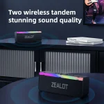 Zealot-S72 Outdoor Bluetooth Speaker 20W Superior Sound and Bass Music Sound Box IPX6 Waterproof 10H Playtime Portable Speaker 5
