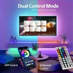 RGB Led Strip Lights 1M-40M  Led Room Light with APP Control Flexible Ribbon Luces Led Tape for Room Bedroom Decoration 4