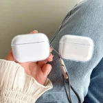 For Airpods 4 3 2 1 Pro Pro2 Pro 3 Soft TPU Earphone Case with Lanyard  Transparent Shockproof Cover Headphone Accessories 6