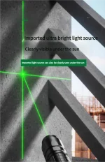 Self-Leveling Laser Tool: Cross Line Laser Level, Infrared Positioning Pointer & Alignment Marking Pen for Construction, Enginee 2