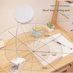 LED eye protection clip desk lamp dormitory study lamp charging night light student special bedside reading lamp light enough 3