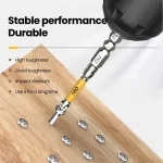 Non-slip PH2 Magnetic Batch Head Cross Screwdriver Hardness Drill Bit Screw Driver Hand Tools 25/50/65/70/90/150mm 4
