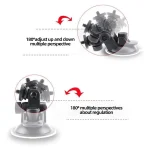 Car Suction Cup Holder Windshield Mount For GoPro Hero 13 12 11 10 9 8 5 Insta360 SJCAM AKASO DJI Osmo Action Camera Accessories 3