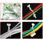 10 Pcs Charger Cable Organizer USB Winder Desktop Tidy Clips Management Wire Holder for Mouse Headphone Desk Cord Accessories 5