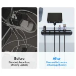 Wholesale Clips Cable Holder for MouseHeadphone Wire Organizer Cable Organizer Silicone USB Cable Winder Desktop Tidy Management 4