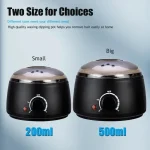 200ML/500ML Wax Heater Warmer Wax Machine for Hair Removal Depilation Wax Dipping Epilator Paraffin Pot Waxing Machine 2