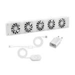 Energy-efficient Fan Heater Radiator Fan For Home Heating Automatic Thermostat Easy Installation Flame Retardant 2