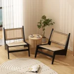 Wicker Chair Casual Chair Bedroom Single Sofa Chair Homestay Lounge Chair New Armchair Japanese-style Backrest Chairs New Sales 2