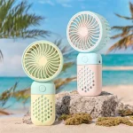 New Cartoon Cute Mini USB Handheld Charging Fan - Portable Pocket-Sized for Home, Outdoor, Office & Student Dorm Use 4